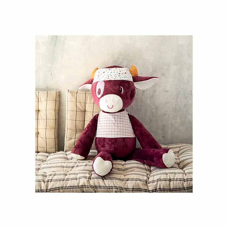 Grande peluche Rosalie la Vache Lilliputiens Zoom