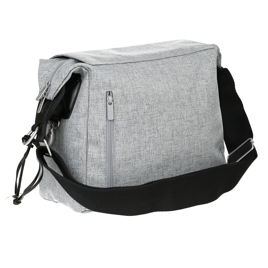 Sac à langer Green Label malette update Gris Chiné dos Lassig-Bambinou