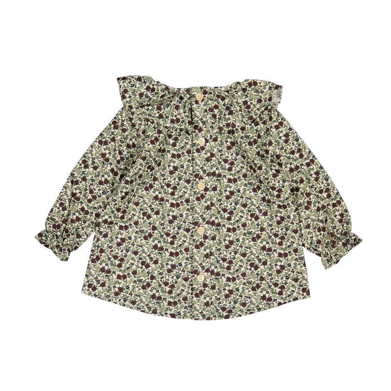 Guimpe Marguerite Fleurs Bordeaux Loir Paris derriere