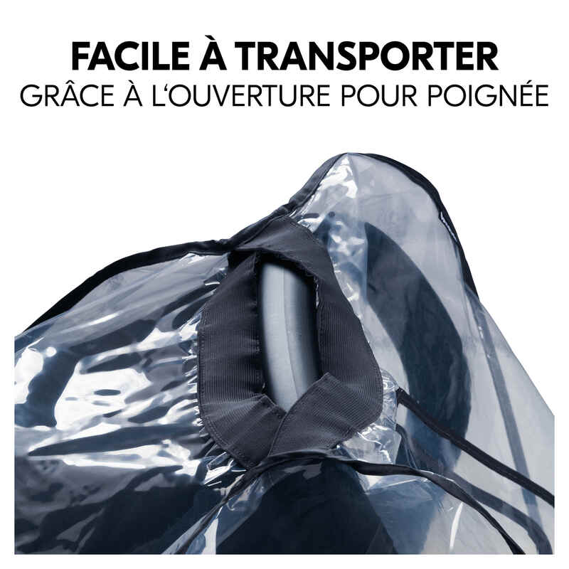 Habillage pluie universel pour cosy Hauck transport