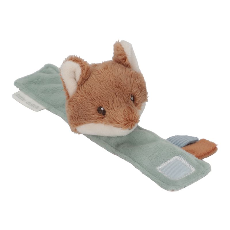 Hochet de poignet renard Forest Friends Little Dutch hochet déplié