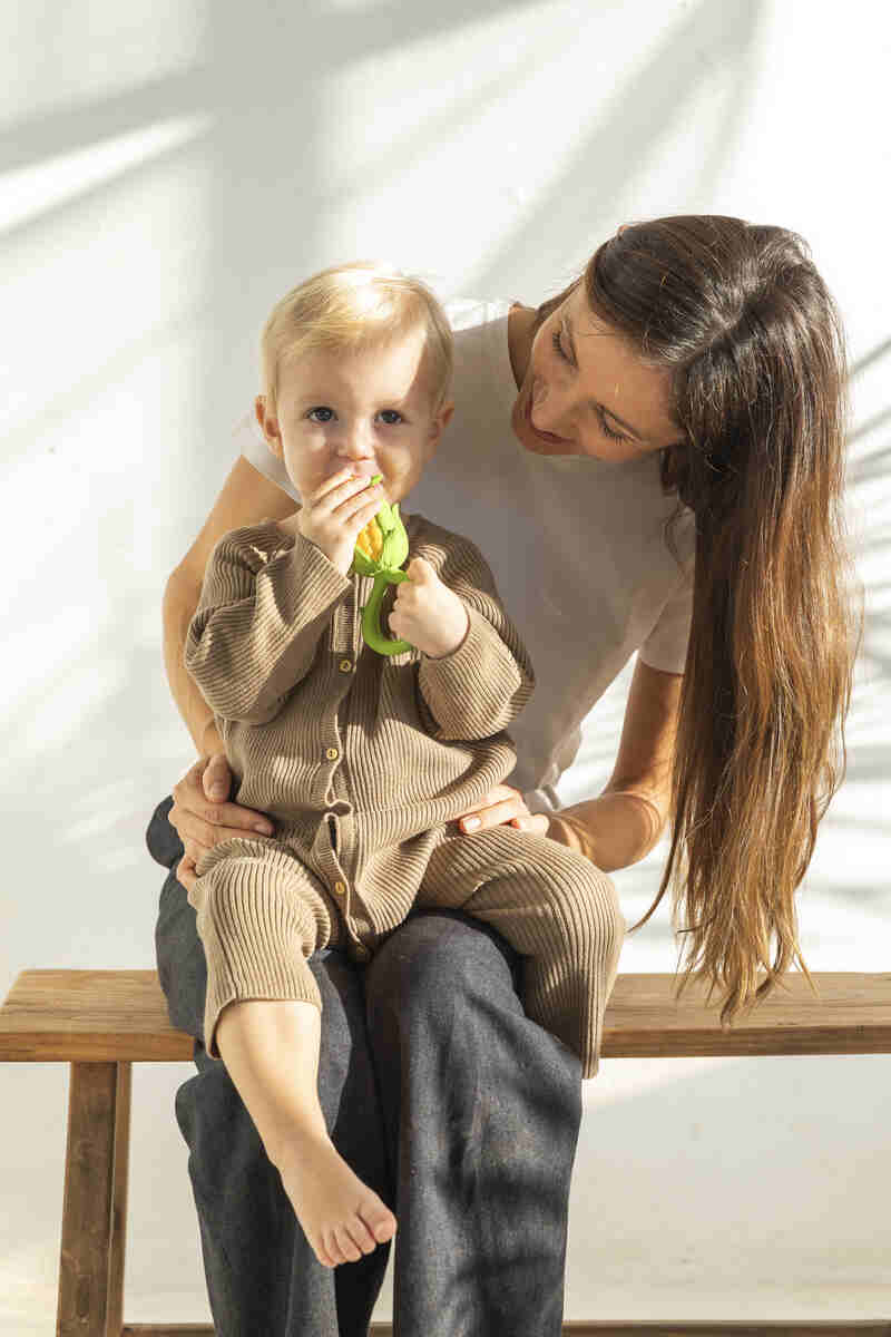 Hochet Épi de maïs Oli & Carol famille