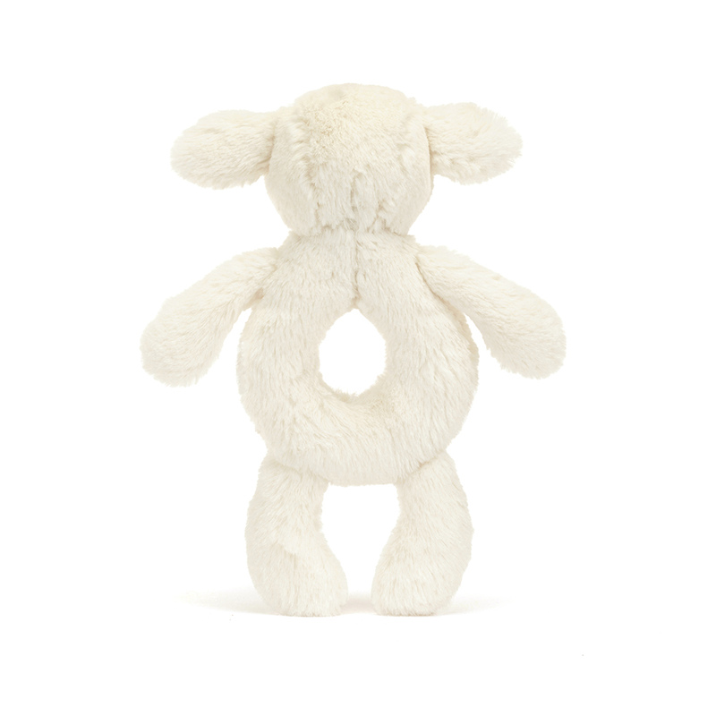 Hochet peluche Agneau Bashful Lamb Jellycat Produit dos