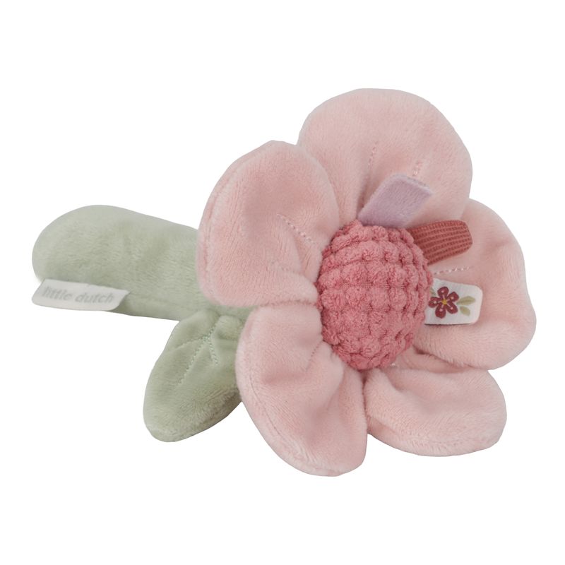 Hochet peluche fleur Fairy Garden Little Dutch hochet couché