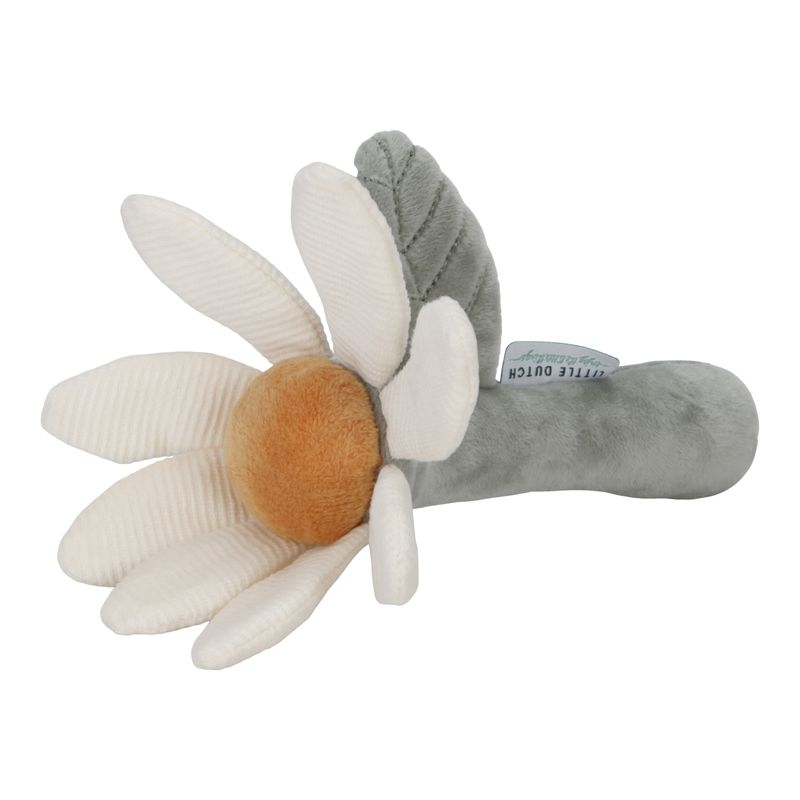 Hochet peluche fleur Little Farm Little Dutch hochet couché