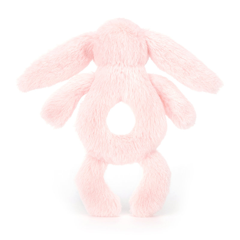 Hochet Peluche lapin Bashful Pink Bunny Jellycat dos