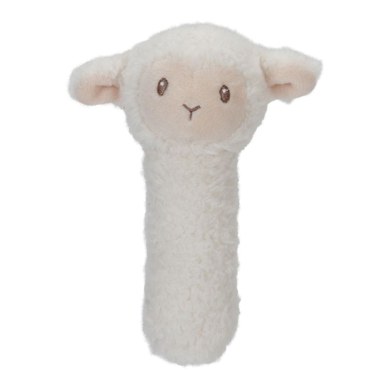 Hochet peluche mouton Little Farm Little Dutch