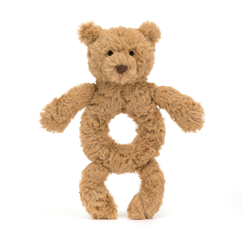 Hochet Peluche Ours Bartholomew Bear Jellycat produit 