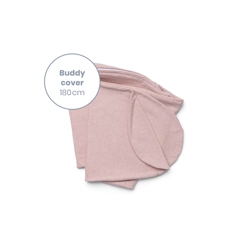 Housse de coussin de maternité Doomoo Buddy Chiné Pink Babymoov detail