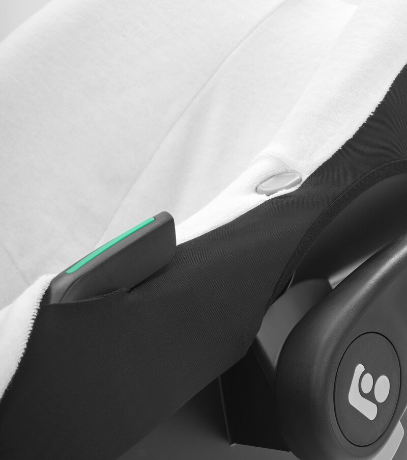 Housse en coton bio pour siège-auto Cabriofix et Pebble S Maxi Cosi zoom attache
