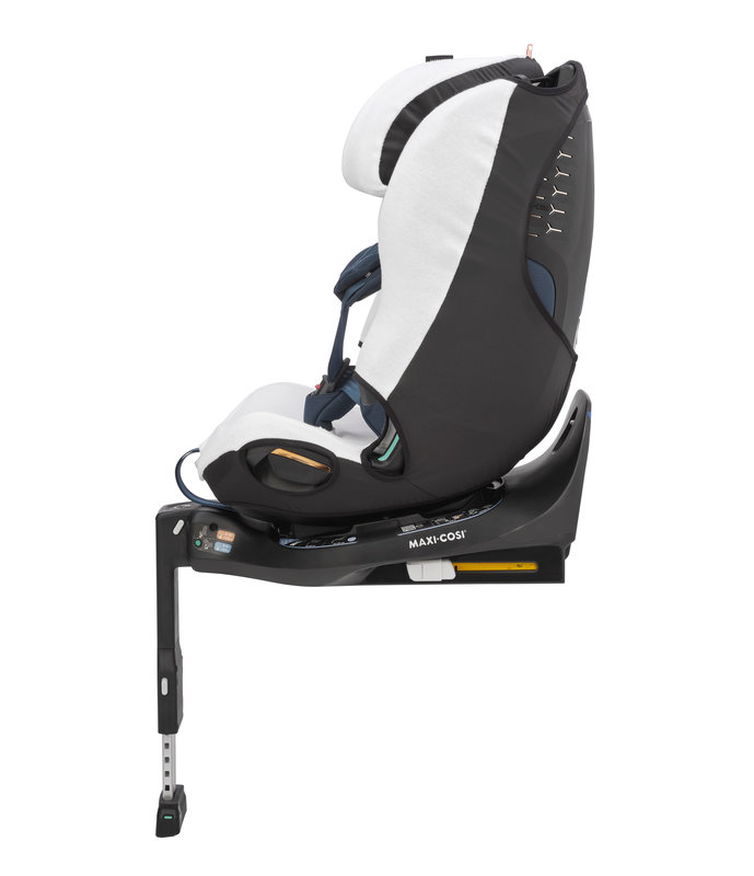 Housse été Emerald 360 Pro natural white MAxi Cosi produit sur siège profil