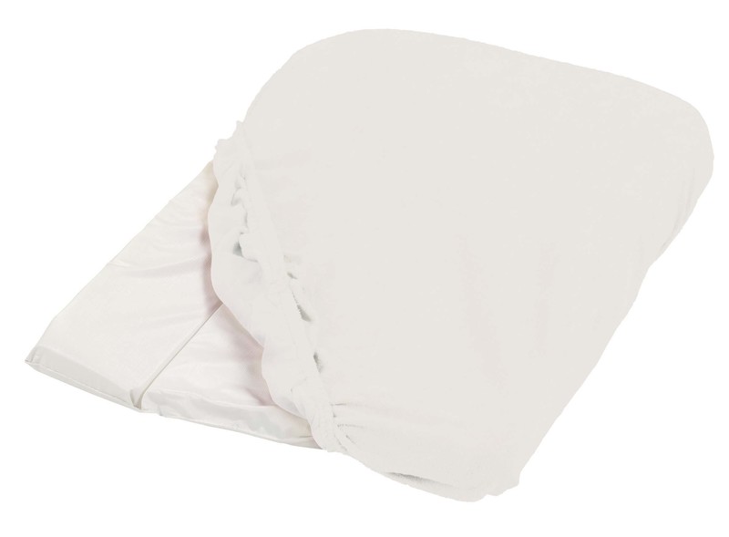 Housse de matelas à langer éponge 50 x 75 cm Blanc Candide