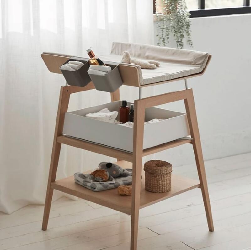 Housse de matelas à langer Linea Cappuccino Leander lifestyle
