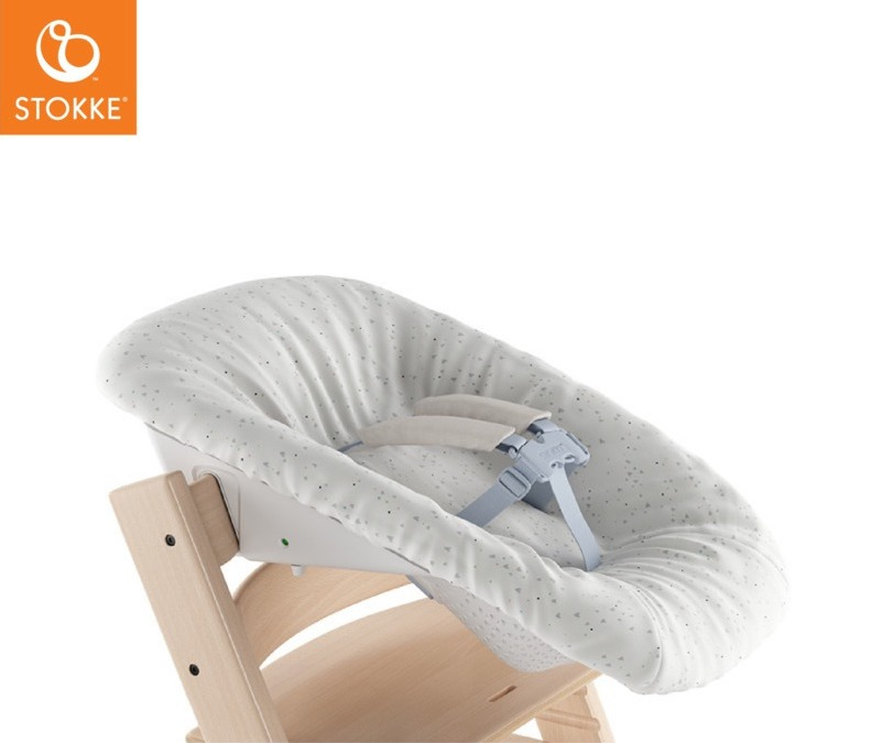 Housse réversible transat newborn Tripp Trapp Sweet Hearts StokkeBlanc