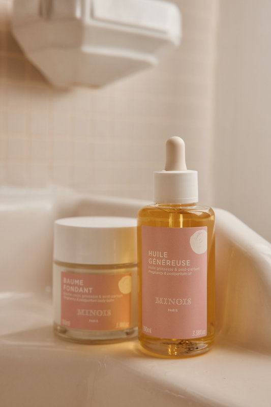 Huile Généreuse Grossesse et Post Partum 100 ml Minois Paris lifestyle 1
