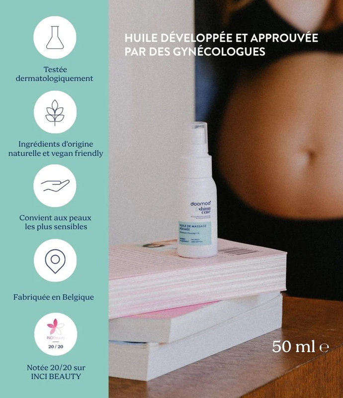 Huile De Massage Perinée Doomoo x ShinnCare 50 ml Babymoov infos 1