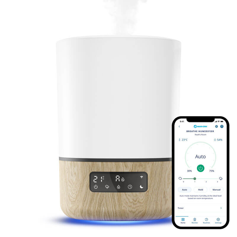 Humidificateur Breathe Maxi cosi application 