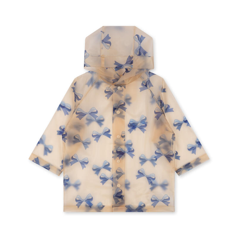 Imperméable Brume avec Noeuds Bleus Konges Slojd avec capuche