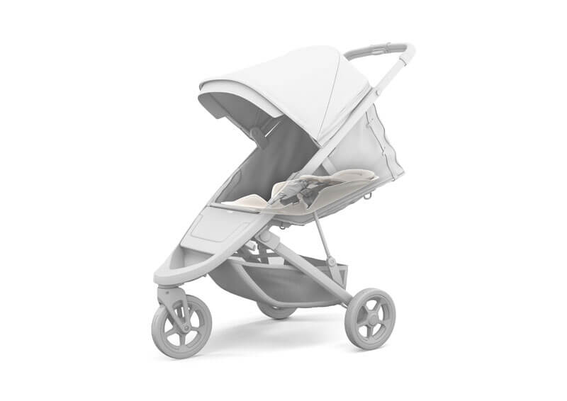 Insert nouveau-né Light Grey Thule assis