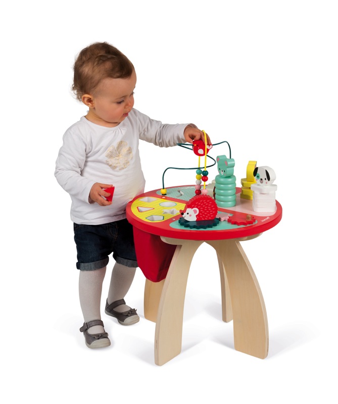 Table d'activites Baby Forest enfant Janod BamBinou