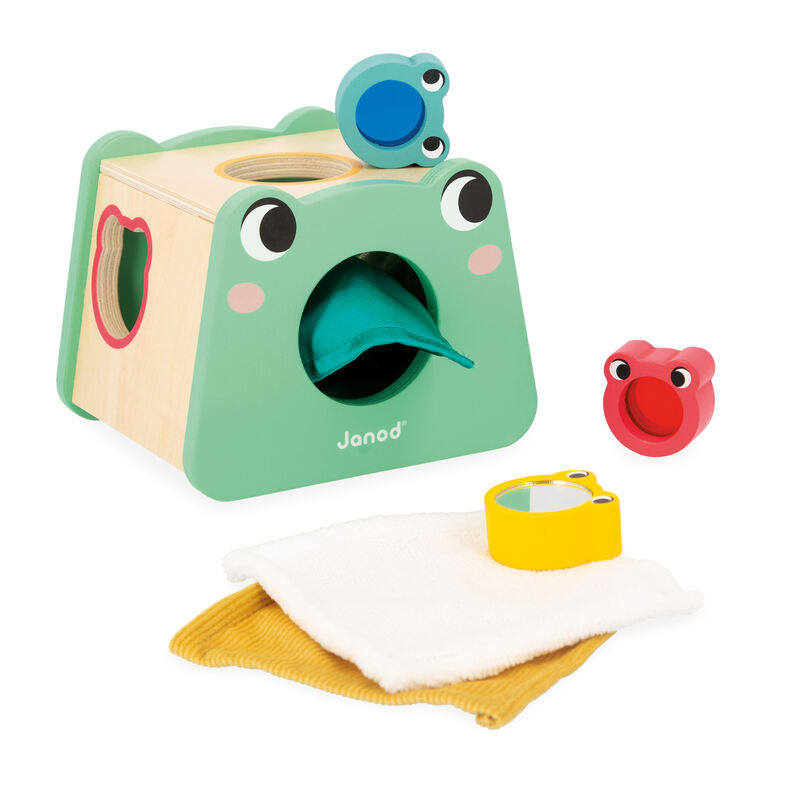 Janod box 12 mois Janod grenouilles tissus
