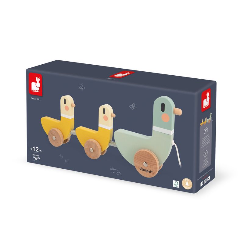Jeu à tirer Canard Janod packaging
