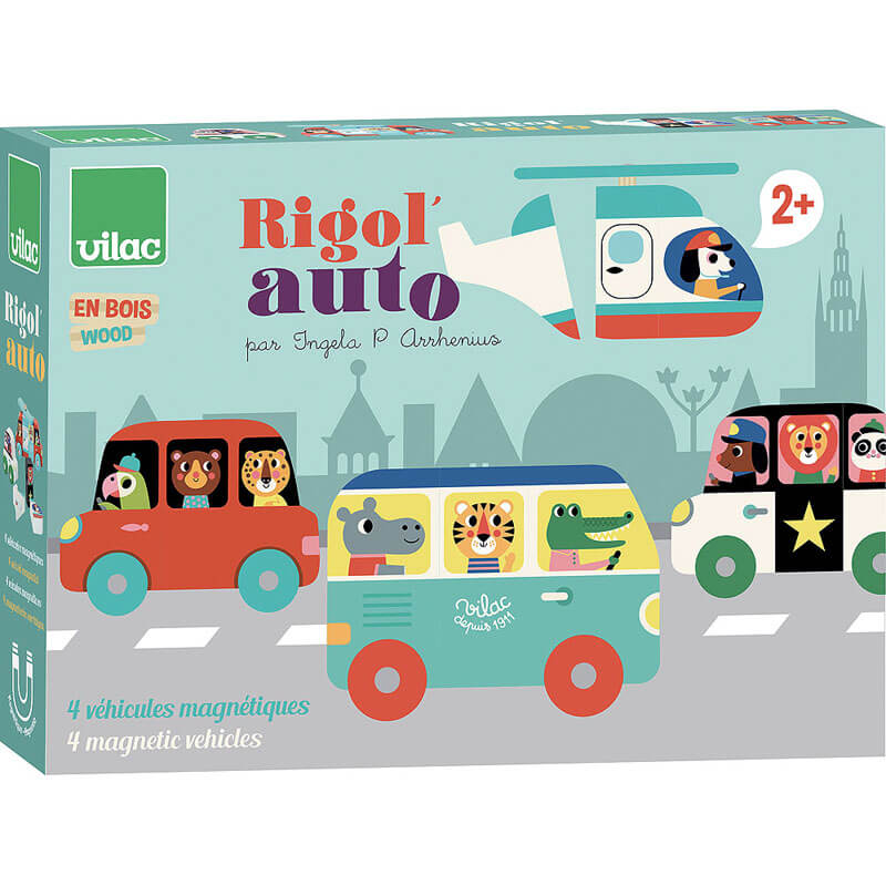 Jeu d'assemblage Rigol'Auto Ingela P.Arrhenius Vilac packaging