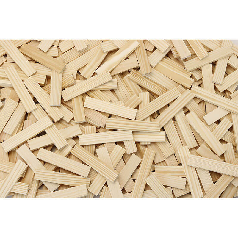 Jeu de construction Batibloc classic 100 planchettes en bois massif Vilac pièces