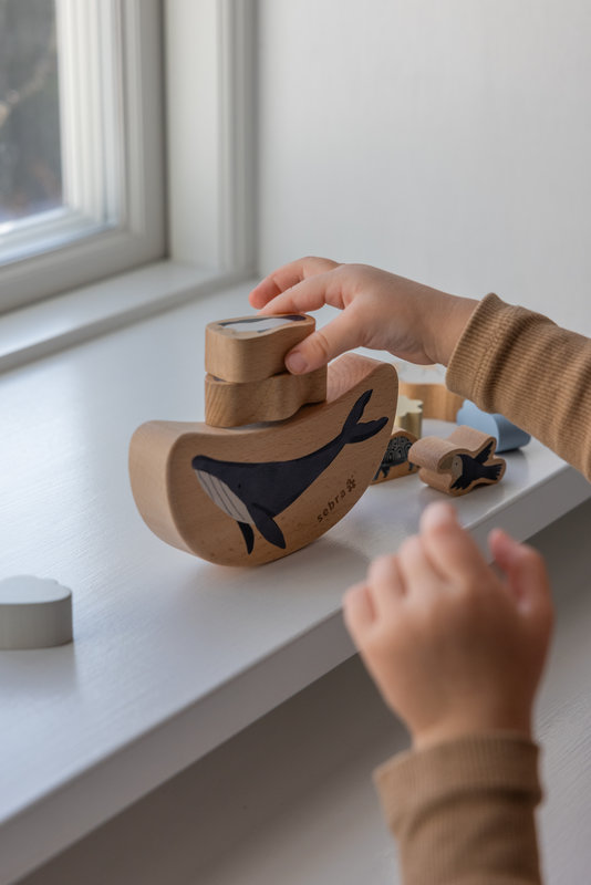 Jeu d'équilibre en bois Le Monde de Sebra lifestyle 1