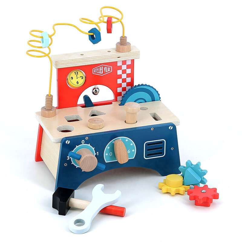 Jeu d'éveil en bois Etabli d'éveil multi-activités VILAC Produit cote