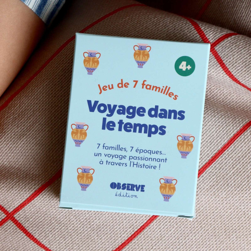 Jeu de 7 familles Voyage dans le temps Observe Édition lifestyle 3