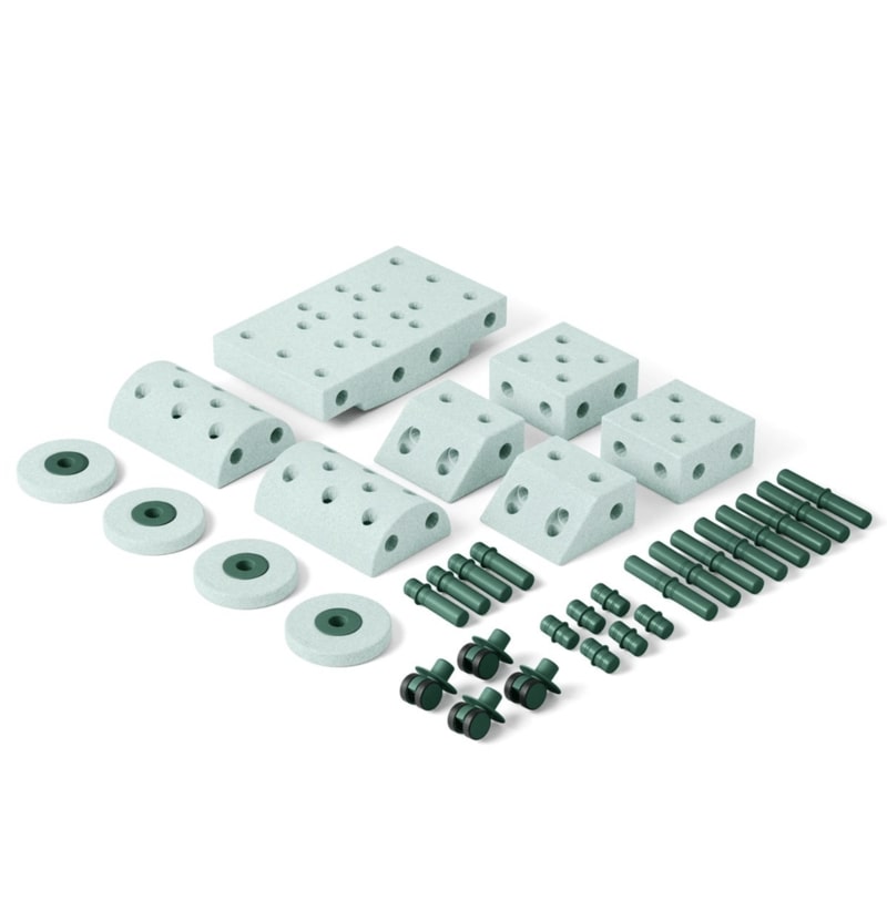 Jeu de construction évolutif Dream Kit MODU face menthe / vert