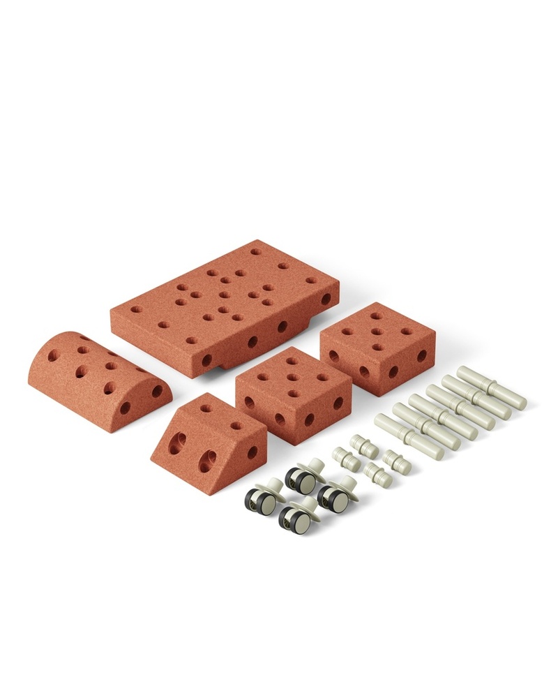 Jeu de construction évolutif Explorer Kit MODU face orange