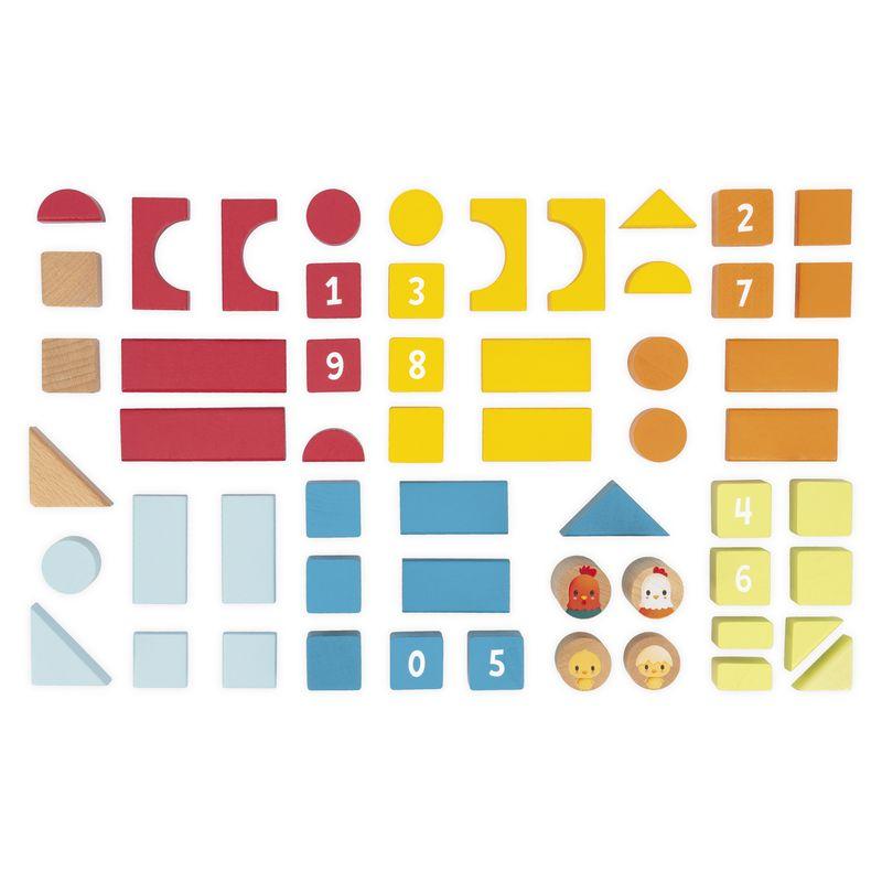 Jeu de constructions Ferme 56 pcs JANOD éléments