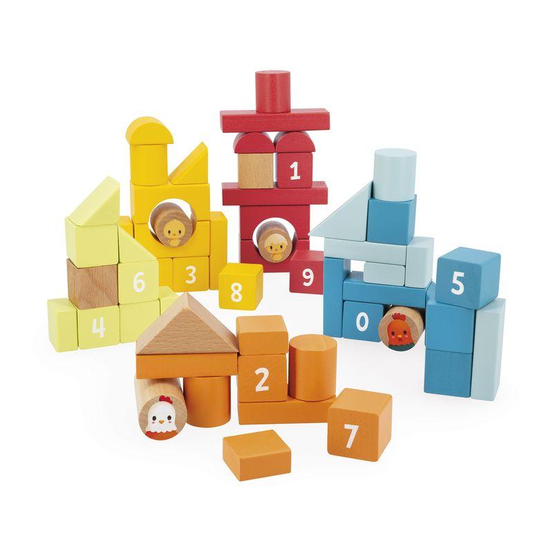 Jeu de constructions Ferme 56 pcs JANOD produit