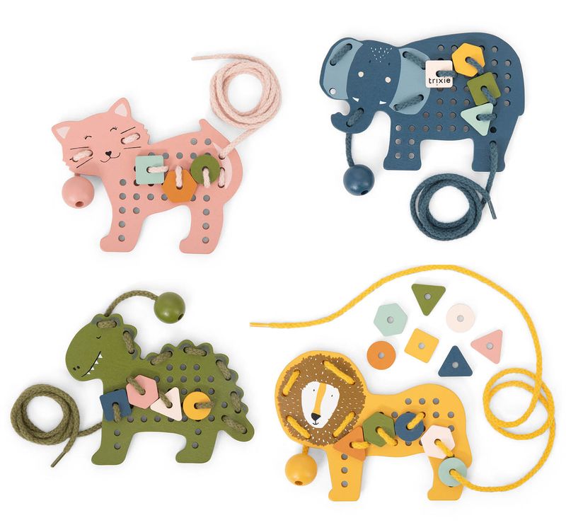 Jeux de laçage bois animaux Trixie produit