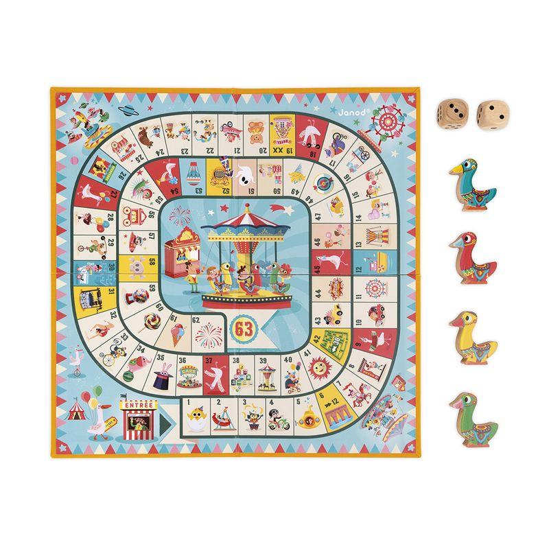 Jeu de l'oie Carrousel JANOD plateau de face