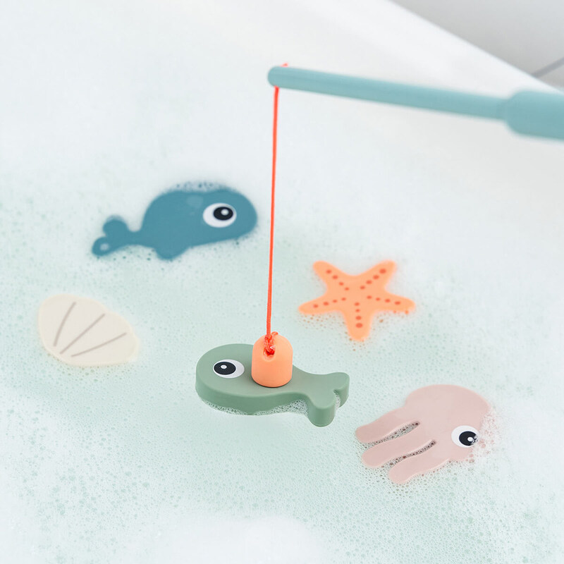 Jeu de pêche pour le bain Sea friends Multicolore Done By Deer lifestyle 1
