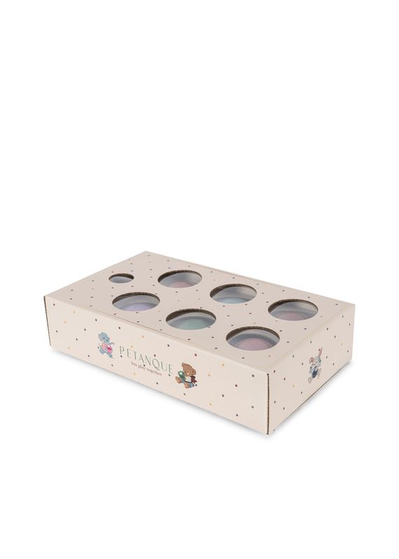 Jeu de pétanque pailleté Konges Slojd packaging