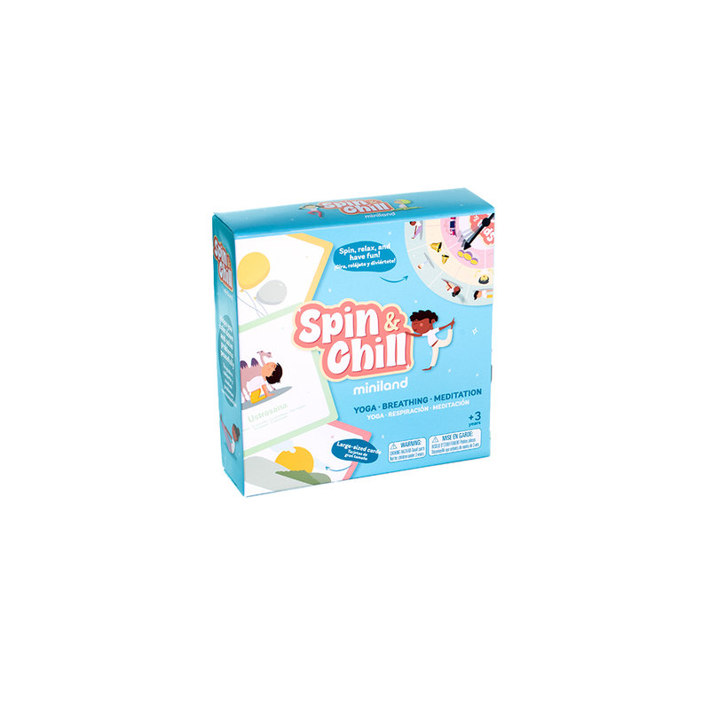Jeu de yoga Spin & Chill Miniland packaging