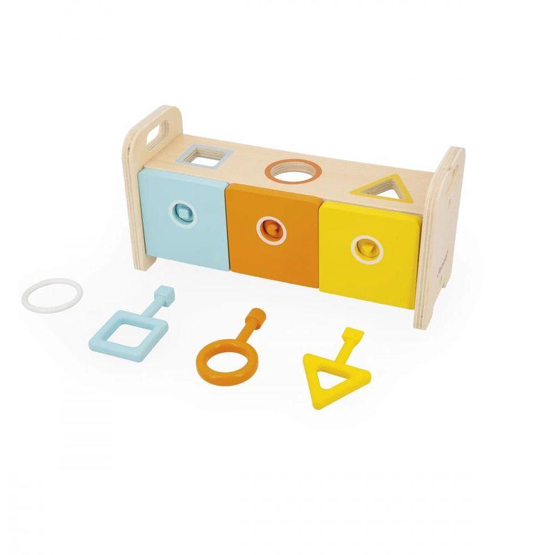 Jeu d’encastrement La boîte à clefs JANOD produit