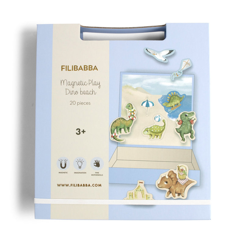 Jeu magnétique - Dino Beach Filibabba boite