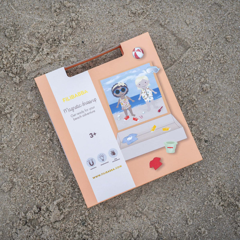 Jeu magnétique - Habillage - Une journée à la plage lifestyle 