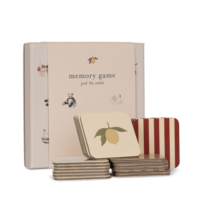 Jeu de mémoire cartes memory Konges Slojd boîte 