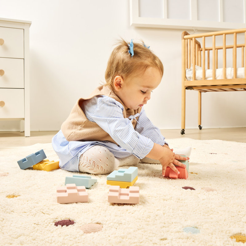 Jeux de blocs souples pour bébé Miniland lifestyle 2