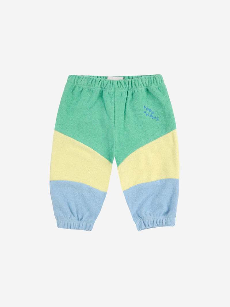 Jogging Green color block Bobo Choses face