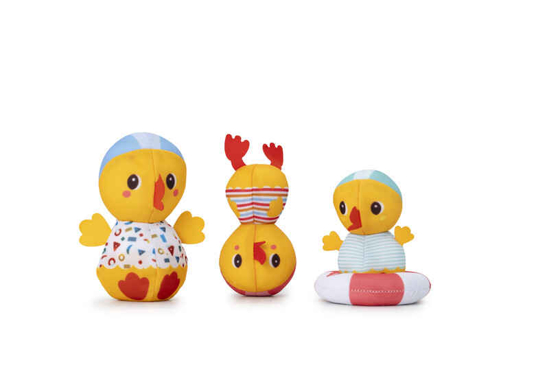 Jouets de bain 3 canards au bord de l'eau Liliputien position