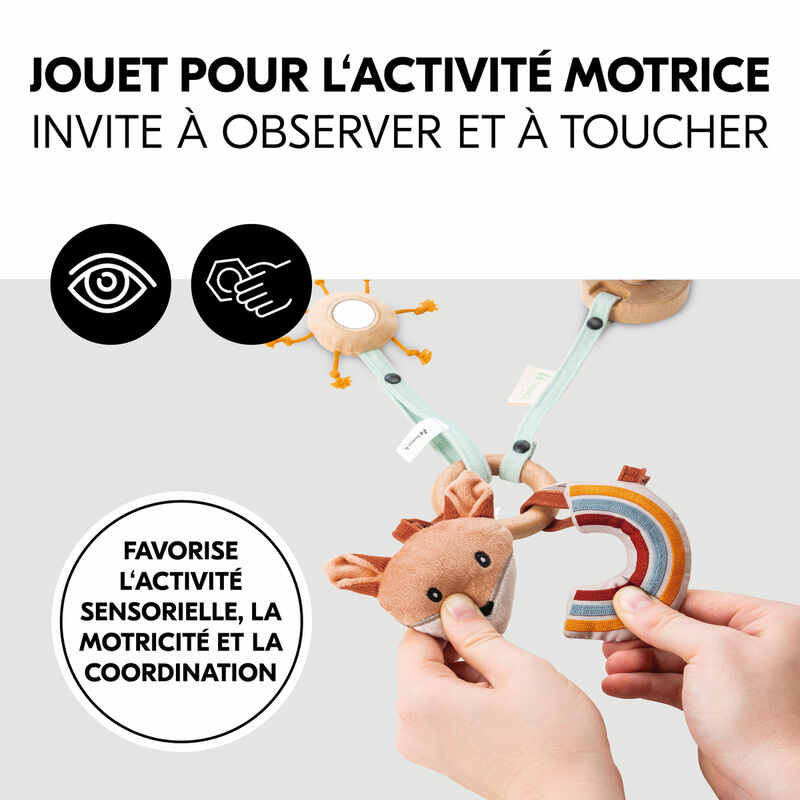Jouet en bois pour chaise haute Hauck Play Catching S Fox Hauck developpement