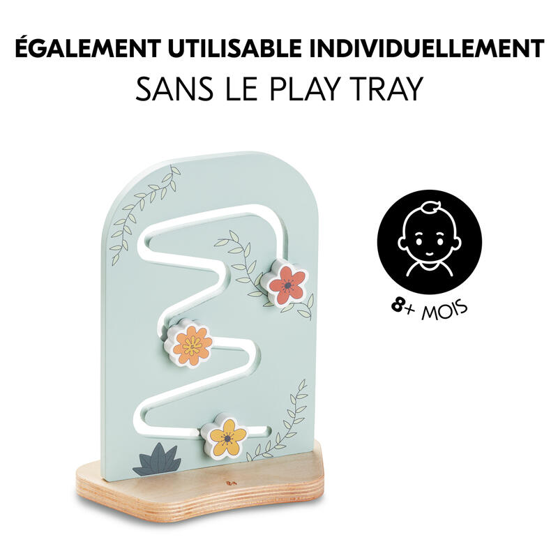 Jouet en bois pour chaise haute Hauck Play Planting S Flowers Hauck individuel