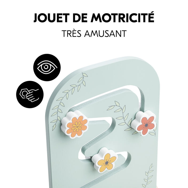 Jouet en bois pour chaise haute Hauck Play Planting S Flowers Hauck motricite